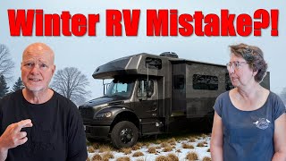 We Might’ve Messed Up Winterizing Our RV… Mid-Winter Inspection.