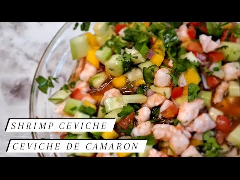 Ceviche de Camaron con mango •Shrimp ceviche /#cevichedecamaron#easycevicherecipe