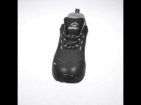 Работни обувки, Ниски работни обувки, DEFENDER S3S, цвят Черен