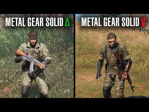MGS Delta vs MGSV: The Phantom Pain - Physics and Details Comparison