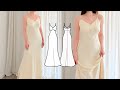 How To Sew The PRETTIEST Bias Cut Slip Dress Tutorial Isabelle Dress Sewing Pattern