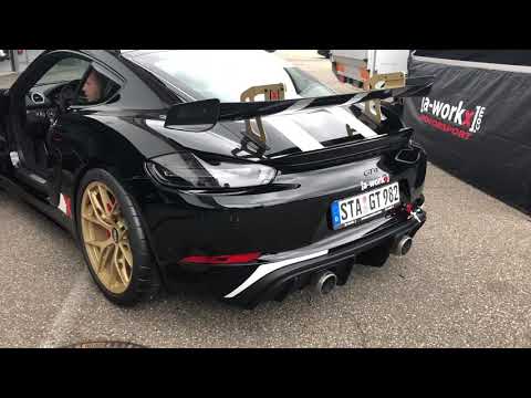 Porsche 718 GT4 Akrapovic Exhaust