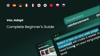 VocAdapt Onboarding - Install and Use (Outdated)