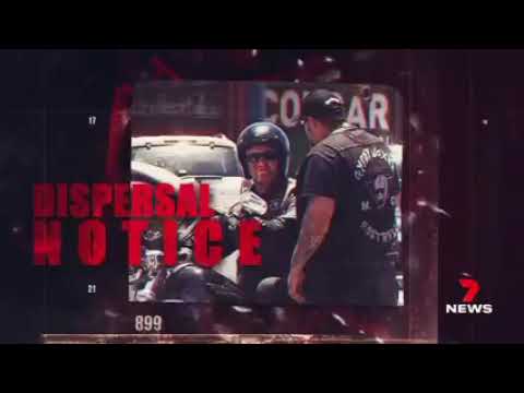 Western Australia introducing our bikie laws and video clip uploaded by bikie's