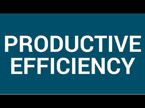 Produktive Effizienz