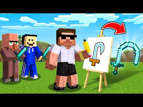 Speedrunner vs Hunter But Whatever You Draw, You Get !