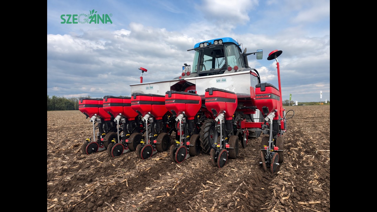 MASCAR Cromia SD 6 ISOBUS elektromos hajtású szemenkénti vetőgép - A szegény ember "No-till gépe"