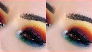 RAINBOW EYES AFRIQUE PALETTE BY JUVIAS PLACE TUTORIAL