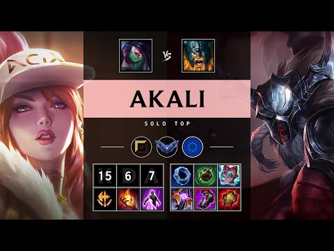 Akali Top vs Olaf - EUW Diamond Patch 25.16
