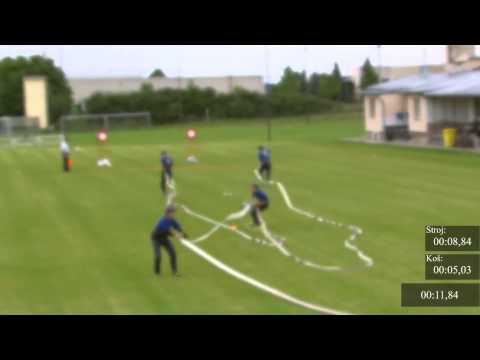 4.místo - SDH Dobronice [20,45s] - O pohár starosty města Chýnov/Muži finále 2B