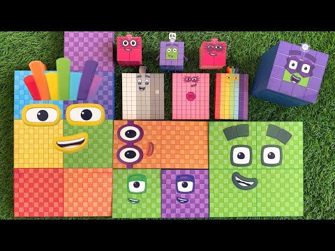 Looking for Numberblocks NEW 764 Puzzle Tetris Space ASMR | Satisfying Numberblocks Video