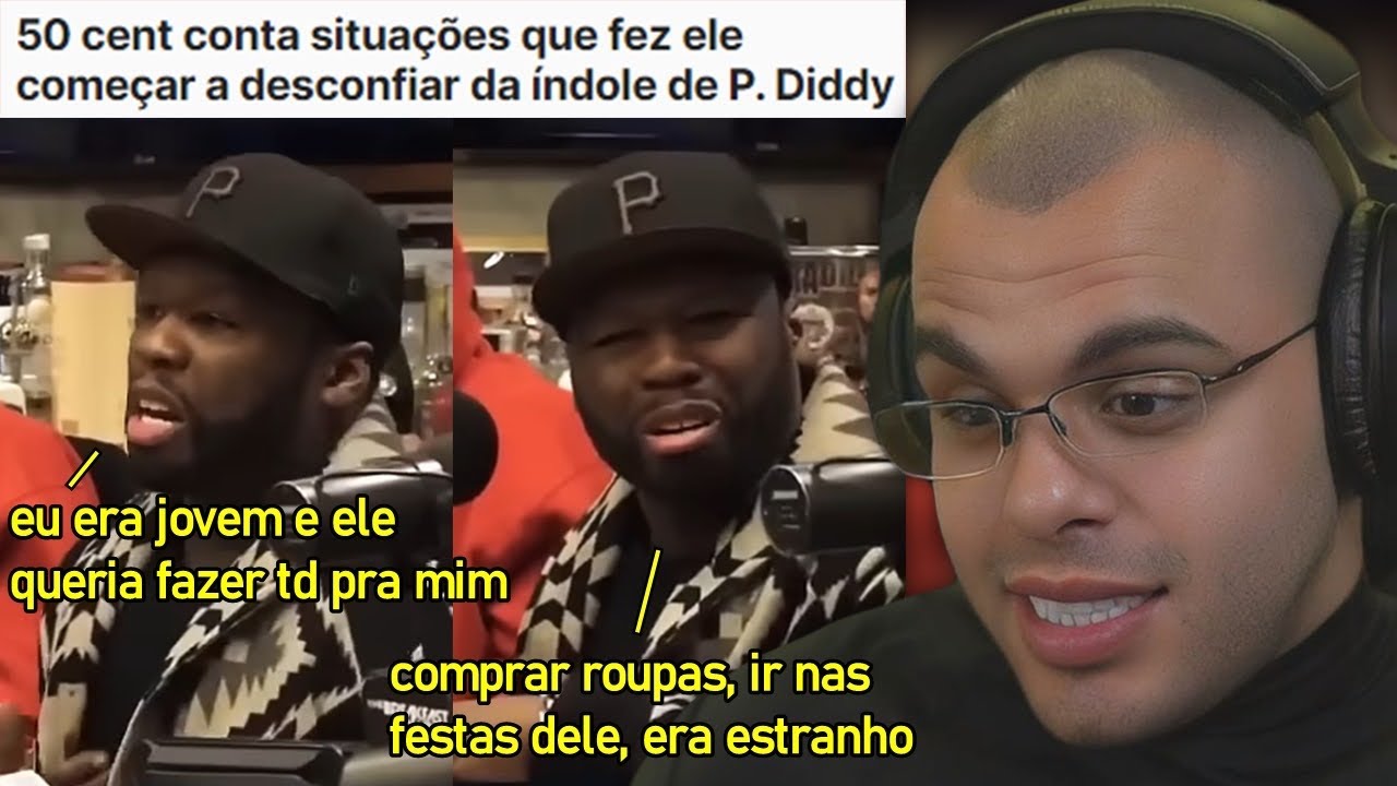 50 CENT CONTA QUANDO PERCEBEU QUE P. DIDDY ERA UM CARA "ESTRANHO"