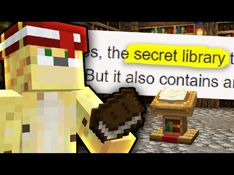 There Are Secret Libraries & Flowers In 1.20?!