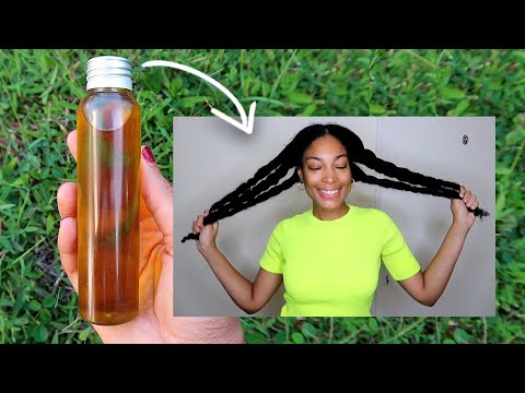 DIY Oil Mix For Longer and Stronger Hair | UnivHair Soleil Video
