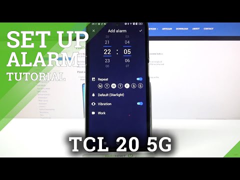 How to Set Up Alarm Clock on TCL 20 5G – Alarm Clock Settings