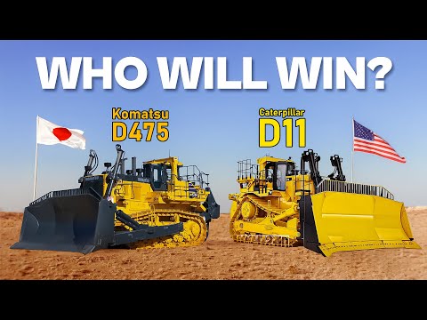MONSTER Bulldozer Showdown D-11 vs D-475 Who Wins?