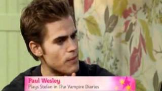 Vampire diaries cast on ITV1's This Morning video