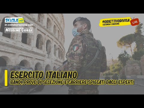 #ObiettivoDivisa Esercito italiano: bandi, prove di selezione e carriere spiegati dagli esperti