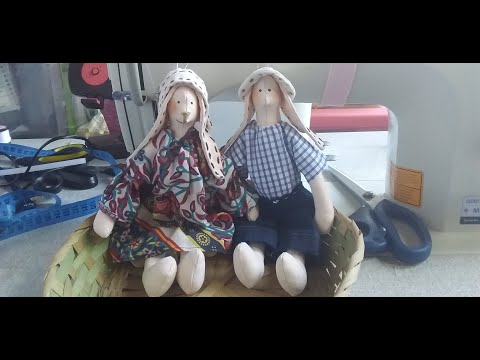 Coelhinho da Páscoa de tecido