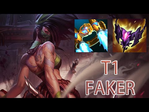 T1 Faker Akali Mid VS Annie | KR Master Patch 13.24
