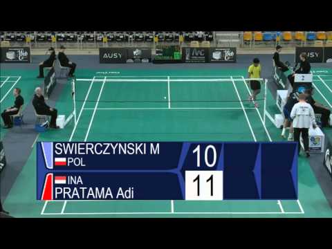 Mateusz Swierczynski  vs Adi Pratama (MS, Qualifier) - Orleans Intl. 2016