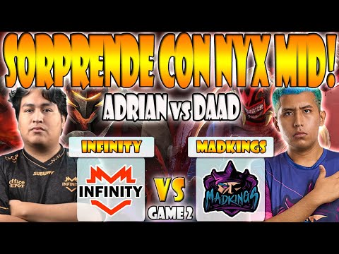INFINITY VS MADKINGS BO3[GAME 2] LEOSTYLE, KIRI VS PIPI, DAAD - DPC SA 2023 TOUR 2:DIVISION 1 - DOTA