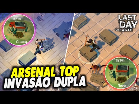 ACHEI UM ARSENAL TOP NA INVASÃO DUPLA - Last Day On Earth