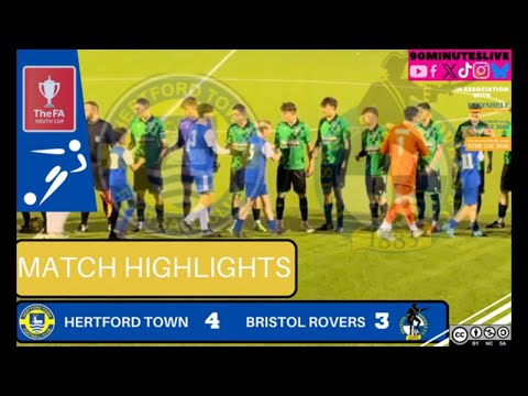 Highlights of the Hertford Town v Bristol Rovers FA Youth cup game #FACup #Football #Soccer