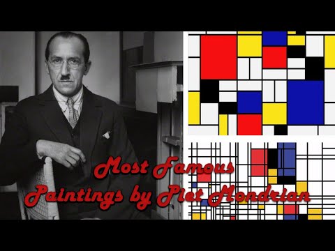 Most Famous Paintings by Piet Mondrian