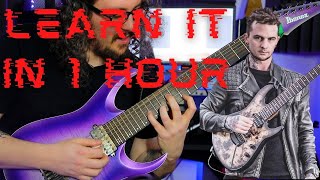 Jason Richardson - Upside Down // FULL GUITAR LESSON