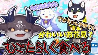 【にじさんじ切り抜き】ふらっふぃいのかわいいお花見のはずが。。#にじさんじ切り抜き  #ルンルン #黒井しば #でびでび・でびる #vtuber  #ふらっふぃい