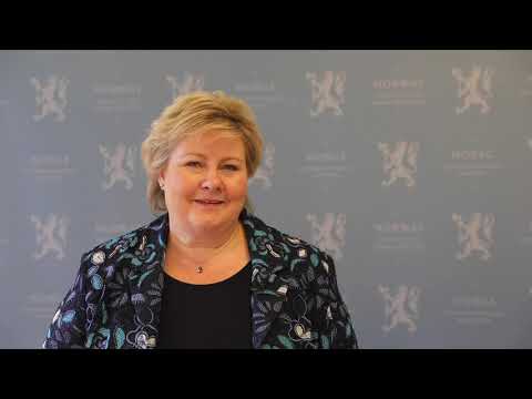 Videohilsen fra statsminister Erna Solberg