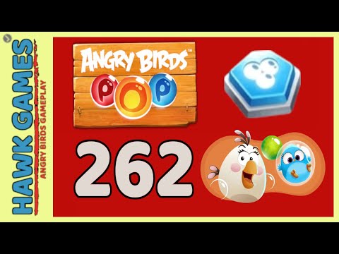 Angry Birds Stella POP Bubble Shooter Level 262 - Walkthrough, No Boosters