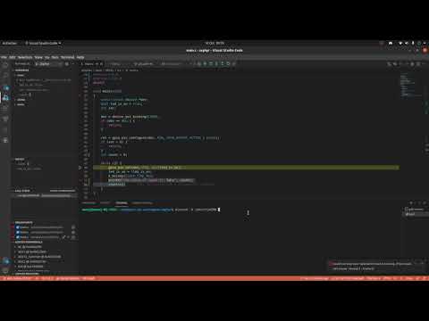 Zephyr RTOS demo build and debug in Tamil language