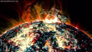 20250620 West Limb Filament Collapsed ( SDO )