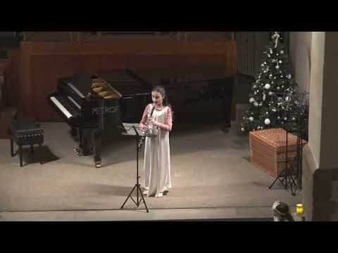 Viola Kubaníková klarinet - Mikulášský koncert ZUŠ Krnov