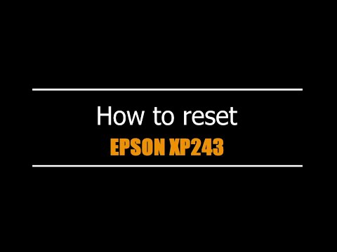 Tutorial Reset Epson XP-243 — step by step waste ink counter reset