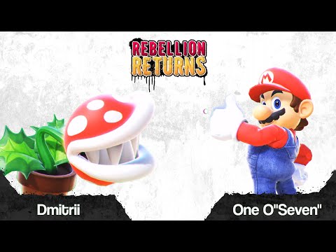 Rebellion Returns - Winners Semis - Dmitrii (Piranha Plant) vs. One O'Seven (Mario)