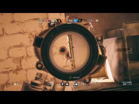 Rainbow Six Siege - Jäger ace, another way to hold an angle and still be the one peeking