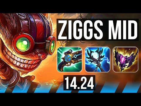 ZIGGS vs XERATH (MID) | 9k comeback | NA Grandmaster | 14.24