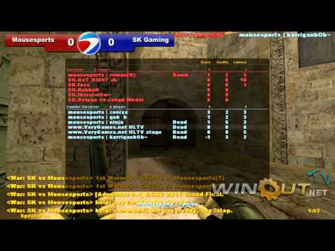 ESWC 2011: SK Gaming vs Mousesports (de_dust2) - 1 / 5