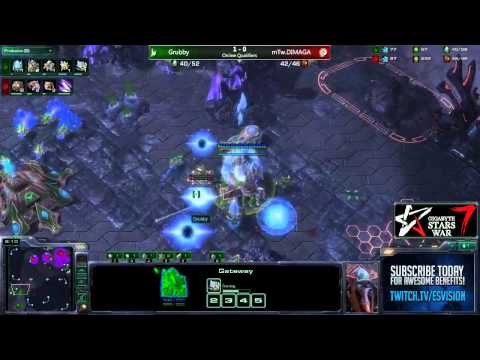 ESVTV - Gigabyte Stars War 7 - Grubby[P] VS mTwDIMAGA[Z] -  G2
