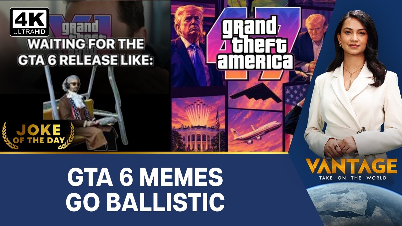 GTA 6 Release Date Announced: White House Jokes, Indians Create Viral Covers | Vantage on Firstpost