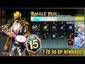 Finally M15 Royal Pass 1 To 50 Rp Full Rewards || M15 Rp Adventure In Bgmi
