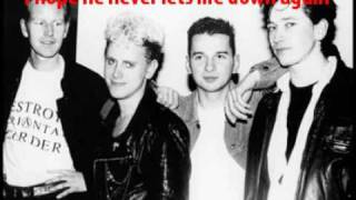 Depeche Mode - Never Let Me Down Again - lyrics