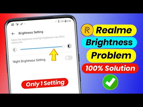 Realme Mobile Me Brightness Apne Aap Kam Jyada Ho Raha Hai | Brightness Automatic Change In Realme
