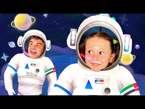 Настя и папа исследуют детские развлечения в Дубае