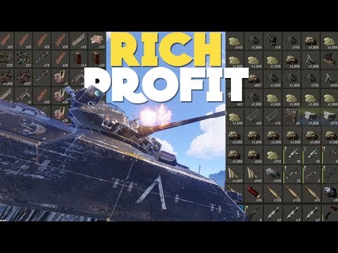 RUST | RICH LAUNCH SITE BASE RAID w/ INSANE PROFIT (Rust Raiding & PvP Highlights)