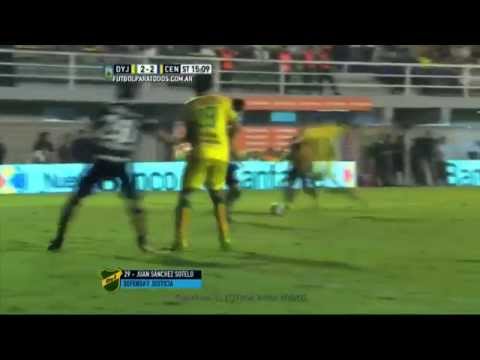 Gol de Sánchez Sotelo. Defensa 2 - Central 2. Fecha 8. Primera División 2015. FPT.