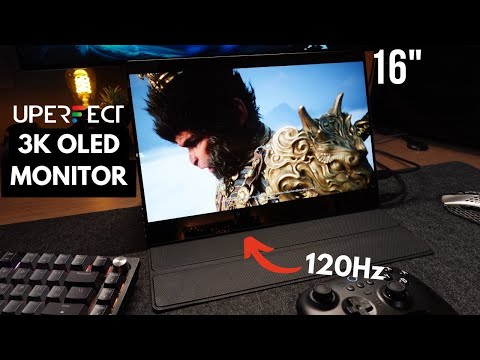 The UPERFECT  UColor O2 : This 16-inch , 120hz OLED Monitor Changed My Gaming Setup FOREVER!
